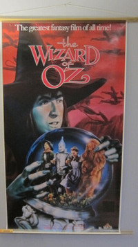 Affiche du film The Wizaed of Oz. 1988 21 X 36 po.