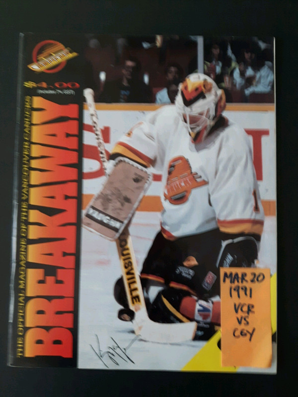 Vintage NHL Game Day Programs.(Leafs & LA Kings & Van.) NP
 in Arts & Collectibles in Vernon