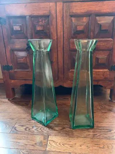 Tall -Thick Glass Vases, View more