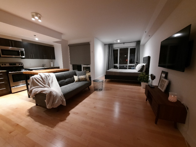 Beautiful Sunny Condo Apartment in Ville-Marie dans Locations longue durée  à Ville de Montréal