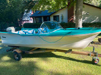 1960 Leavens Sportster Boat ,  1960 Mercury 300 Motor