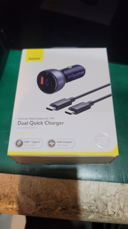 Baseus USB-A+USB-C Car Charger 65W, brand new in Other Parts & Accessories in Mississauga / Peel Region - Image 3