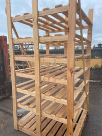 Wood Shipping or Storage Pallet Racks