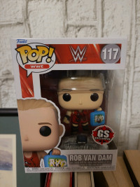 WWE FUNKO POP Rob Van Dam with wrestlemania pin