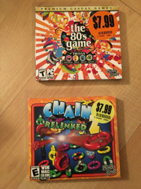 2 Video games CD, new - $5
