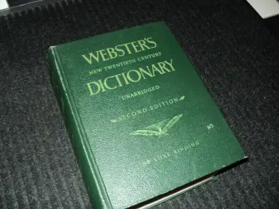 Websters New Twentieth Century Dictionary - DELUXE BINDING, View more