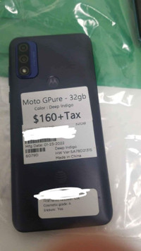 Moto GPure 32gb Deep Indigo (Used)