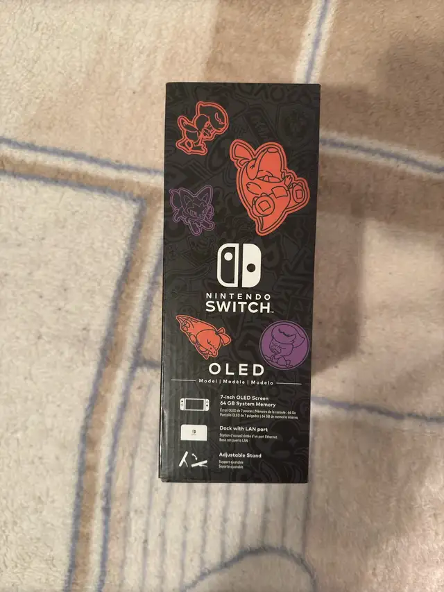 Nintendo Switch OLED Pokemon Scarlet & Violet Edition in Nintendo Switch in City of Montréal - Image 4