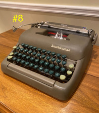 Smith Corona "Sterling" Portable Typewriter-Vintage 1952