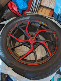 18 inch Falken Zievs tires  and Ikon rims