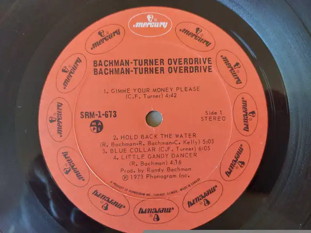 Bachman - Turner Overdrive 1st record in Arts & Collectibles in Hamilton - Image 5