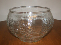 Large Glass Bowl 12" x 8" Inches  $4.00