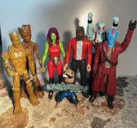 7 Figurines (12 po) des Gardiens de la Galaxie