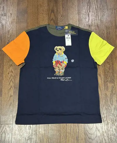 Polo Ralph Lauren Colorblock Voyager Bear T Shirt - Brand New, View more