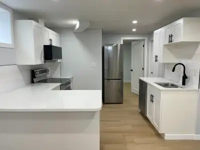 Imagine yourself in this newly renovated, modern 2 bedroom1 full bath LEGAL basement suite. Situated...