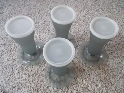 4 Tupperware Parfait/Dessert Cups  with Lids 754-29, View more