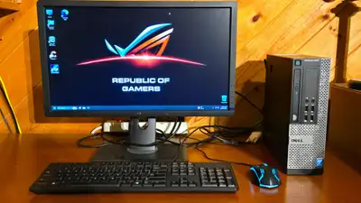 BUDGET GAMING PC, WIN 11 PRO, I5-3.2 GHZ CPU, 256 GB SSD, 16 GB, View more