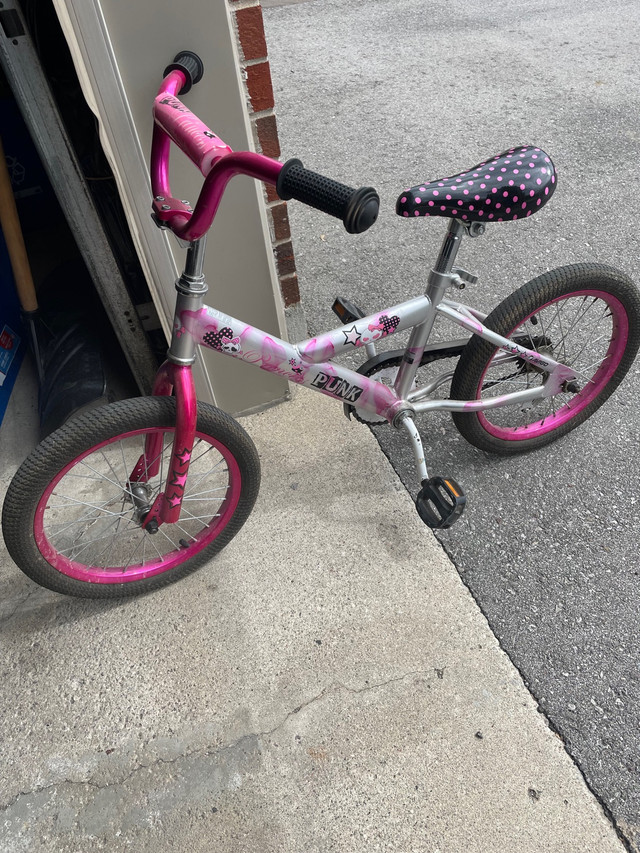 Avigo Punk princess pink chrome Girls bike  in Kids in Markham / York Region