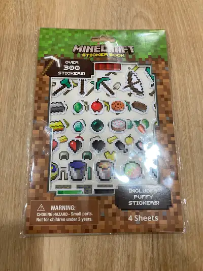 Minecraft 300 sticker book, View more