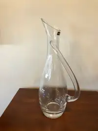 Vintage VERDICI DESIGN Glass Wine Decanter 