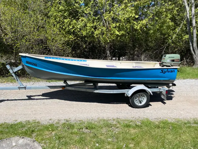14’ Aluminum fishing boat in Powerboats & Motorboats in Peterborough - Image 2