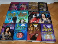 12 VC ANDREW hardcover books