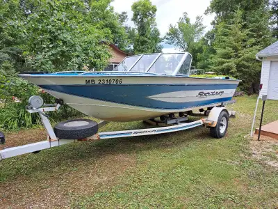 1993 Spectrum by Blue Fin. 17' 5". 3.0 Mercruiser I/O. Aluminum fish/ ski boat. Live well, auto bilg...