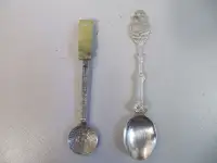 Mexico & Aruba Silver Baby Spoons 29gr X Condition Circa 1970s