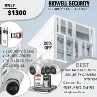 Home cctv system, Security camera, 4K cctv camera, alarm system