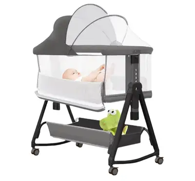 Baby Bassinet, 3 in 1 Bedside Bassinet , View more