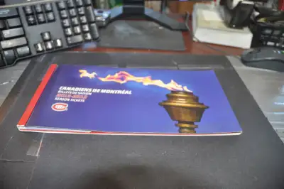 montreal canadiens hockey nhl season tickets 2012-2013 + the torch jean beliveau section 112 section...