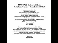 Cariboo Gold Claim