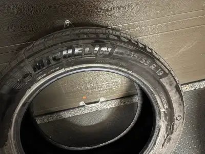 4 pneus Michelin 235/55 R19 Unsure égale 5/32