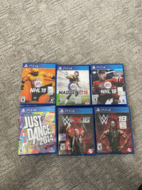 PS4 Games for sale. Best offer. 