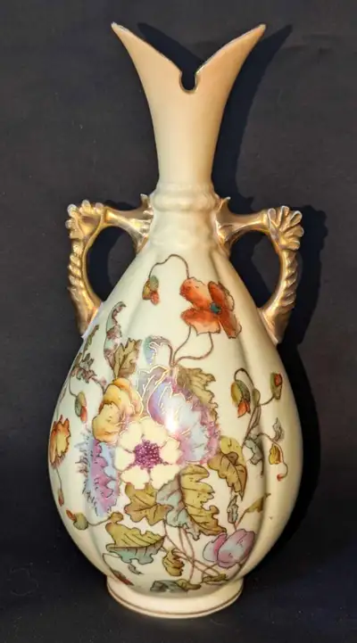 RARE Antique Victorian Royal Rudolstadt Germany Porcelain Vase!, View more
