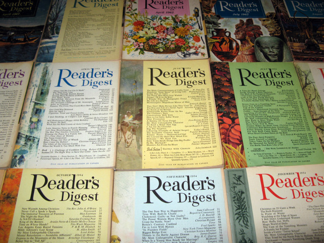 READER's DIGEST Books from the 1960s in Fiction in Chatham-Kent - Image 3