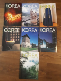 Lot de magazines vintage sur la Corée Korea