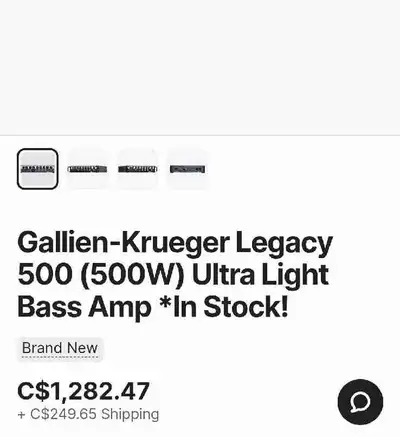 Gallien Krueger 500 Legacy, View more