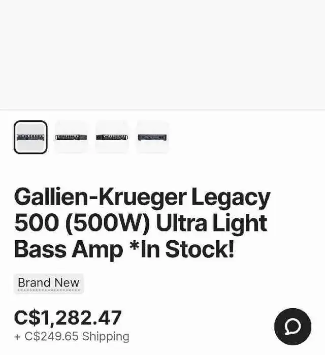 Gallien Krueger 500 Legacy in Amps & Pedals in Windsor Region - Image 2