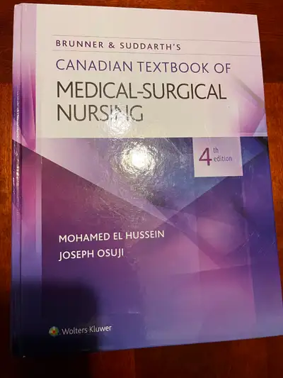 Looking to sell this Brunner & Suddarth's Textbook of Medical-Surgical Nursing 4th edition (like new...