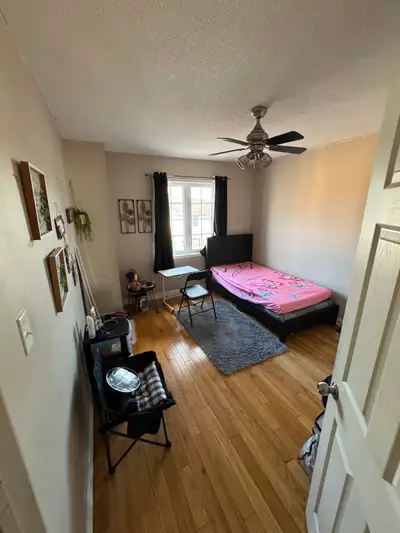 Hi everyone, Upper floor one bedroom apartment with fully furnished, separate washrooms & shared kit...