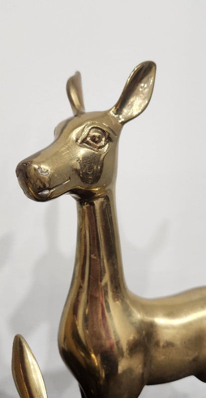 Brass Deer Sculptures in Arts & Collectibles in Kitchener / Waterloo - Image 4