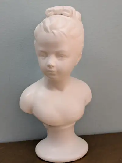 Vintage Japan made National Potteries Cleveland Ohio Girl Bust, View more