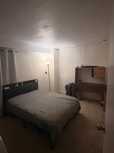 une grande chambre meublée disponible en colocation dans un 4 1/2 officiellement à partir du 1er sep...