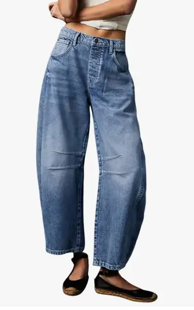 womens barrel jeans, View more