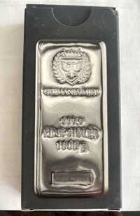 Germania Mint Silver 1000 Gram Bars .999 Fine