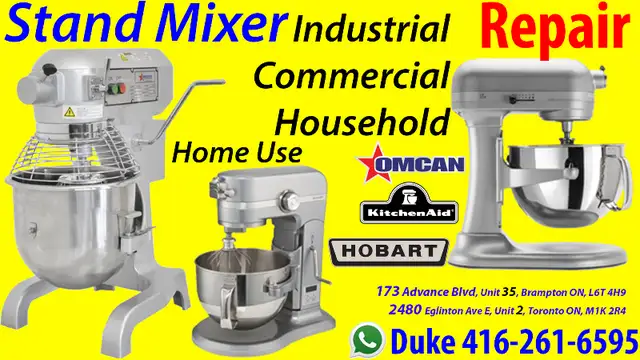 Gear? Not Spin? We Fix, Stand, Mixer, Repair, No Power in Processors, Blenders & Juicers in Mississauga / Peel Region - Image 3