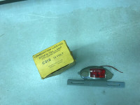 Chrome Stop & Tail Lamp with License Bracket Dominion #C312