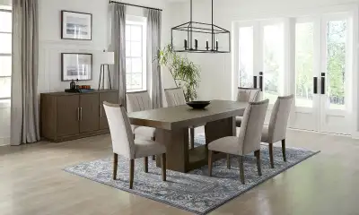 Dining Set Sale ON NOW, sets from $549 to $2999, all in stock, View more