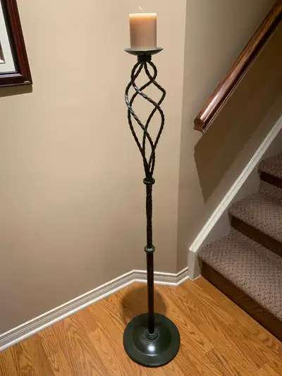Tall Wrought Iron Candle Holder, View more